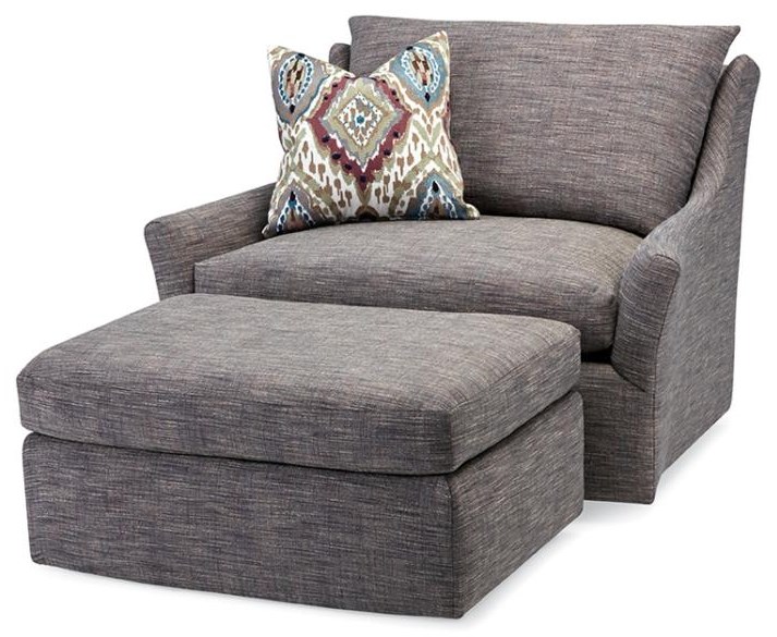 Chair and a half glider with ottoman outlet
